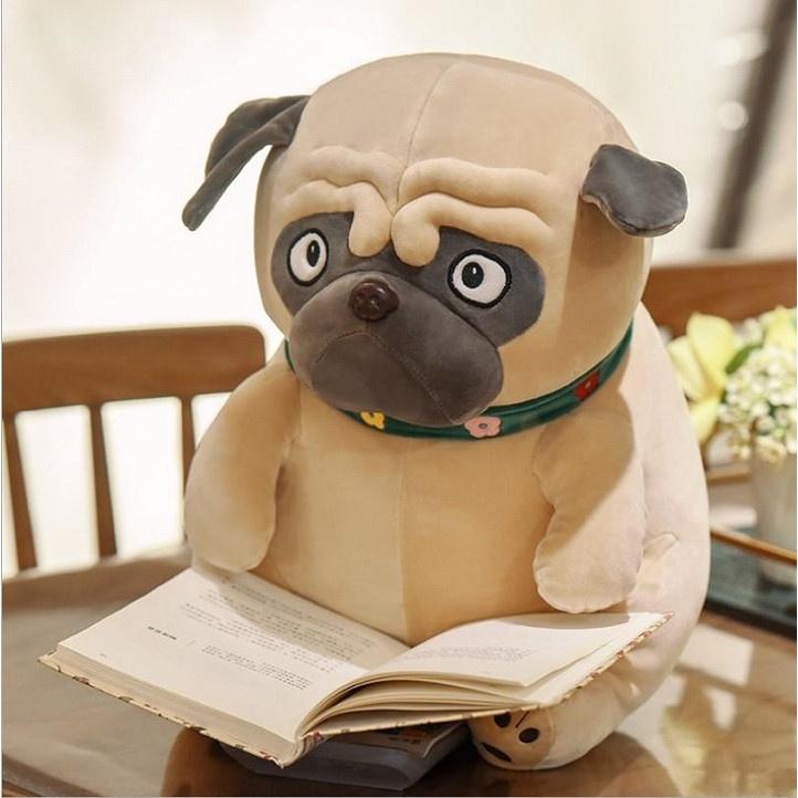 Gấu Bông Chó Pug Nhồi Bông Mặt Xệ Siêu Đáng Yêu