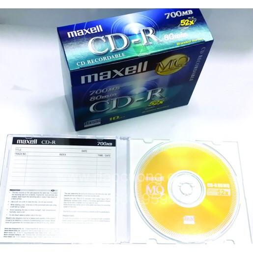 Hộp 10 cái cd Maxell