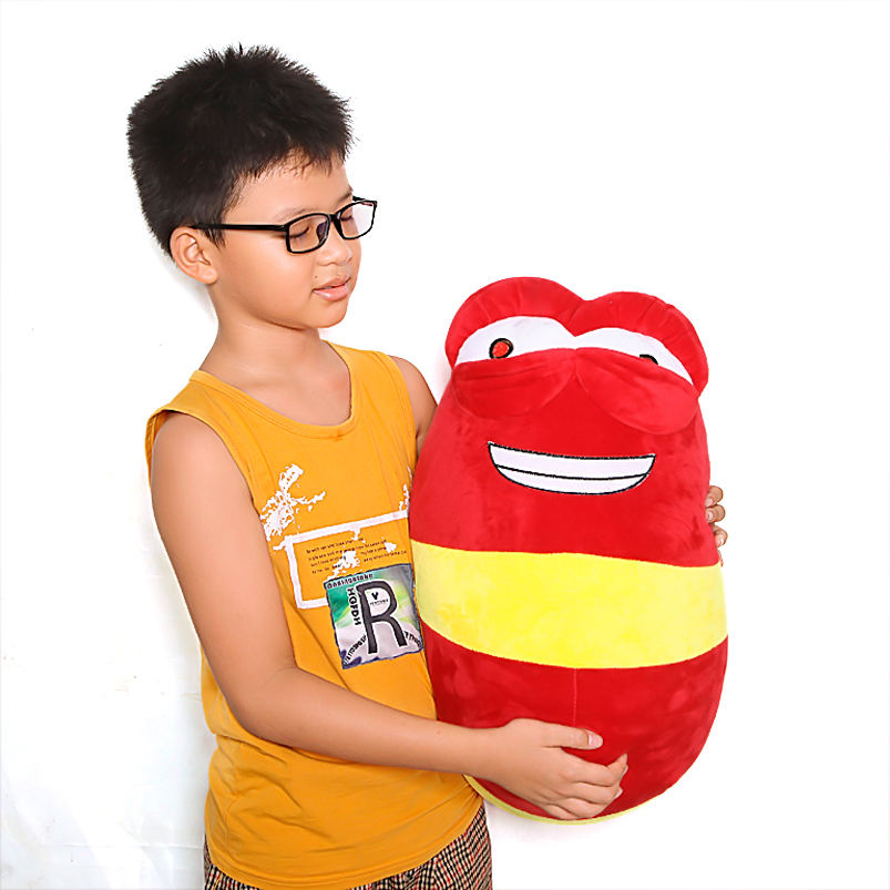 Gấu bông Sâu Lavar đỏ ngộ nghĩnh size 70cm