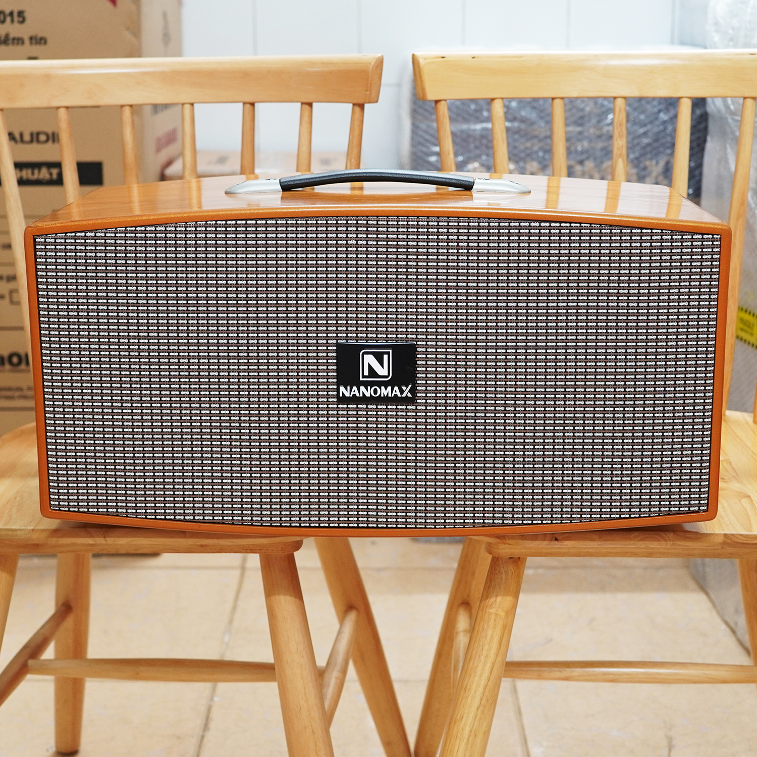 Loa Kéo Karaoke Xách Tay Nanomax X-320 X320 Bass Đôi 20cm Công Suất 520w Hàng Chính Hãng
