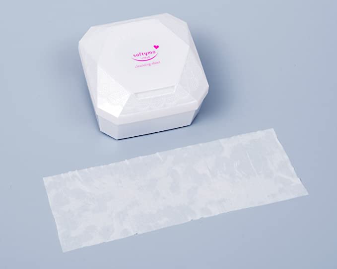 Khăn Giấy Tẩy Trang Dưỡng Trắng Da Kosé Softymo White Cleansing Sheet W (52 miếng)