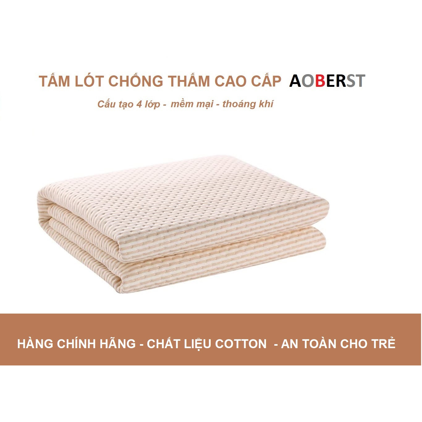 Tấm lót chống thấm AOBERST 4 lớp mềm mịn thấm hút nhanh