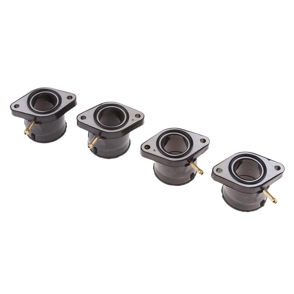 4x Intake Carburetor Adapter Interface Insulator Glue for XJR400