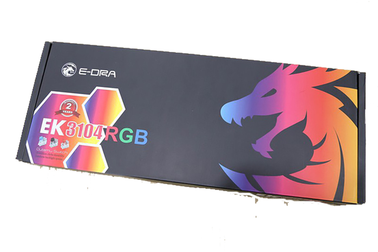 Bàn Phím Cơ Gaming EK3104 RGB - Hàng Chính Hãng