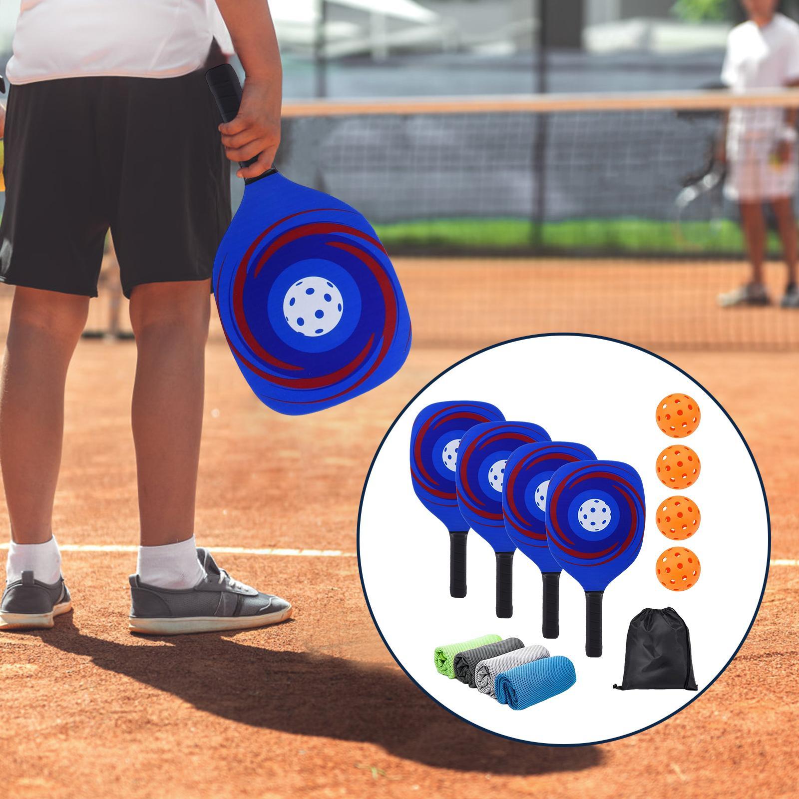 Pickleball Paddles Wood Pickleball Rackets with Bag with Ergonomic Grip