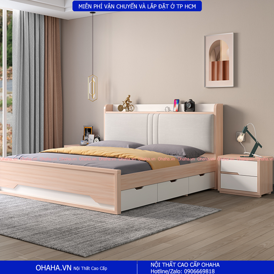 Giường Ngủ Thông Minh HMR Lõi Xanh Cao Cấp OHAHA