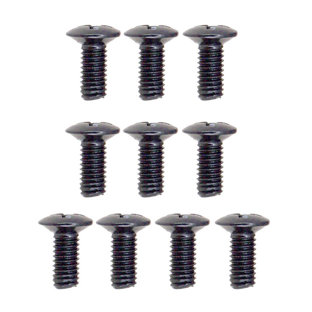 2-6pack 10Pcs Switches Screws Tuners Gear Machine Heads Mounting Screws Parts