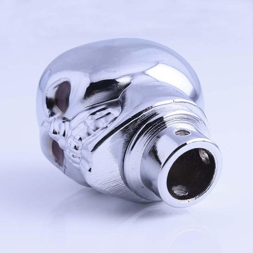 1x Blue LED Skull Universal Car Truck Manual Gear Stick Shifter Lever Knob
