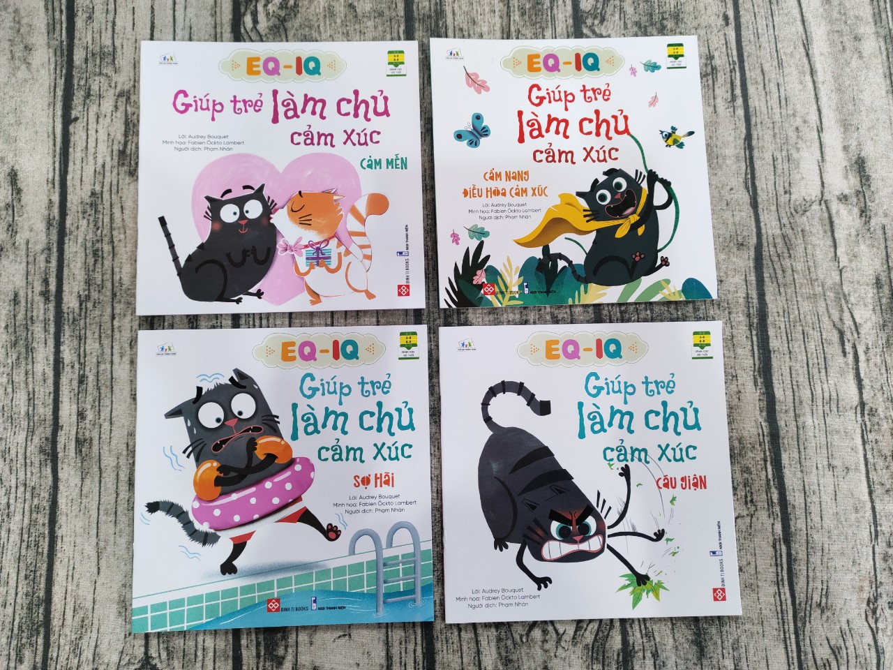 Combo 8 cuốn EQ - IQ Giúp Trẻ Làm Chủ Cảm Xúc