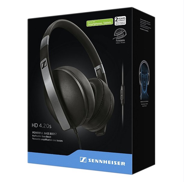 Tai nghe chụp tai có dây SENNHEISER HD 4.20S - HÀNG CHÍNH HÃNG