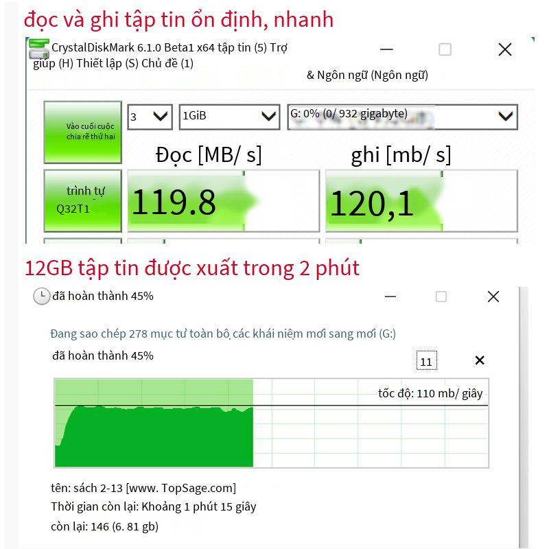 Ổ cứng tốc độ cao 4T kiểu mới nhất ổ cứng di động ổ cứng máy tính 2T ổ cứng ngoài 1T ổ cứng ngoài