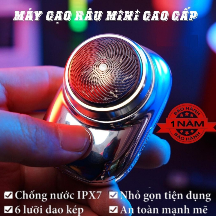 [ Mẫu Mới 2023 ] Máy cạo râu nam đa năng mini SHK-888 máy cạo râu khô Có Thể Sạc Lại Bằng Cổng USB - bộ cạo râu dành cho nam hot 2023 - Bảo hành 12 tháng