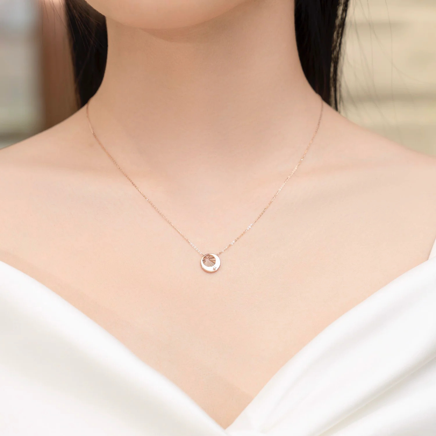 Dây Chuyền Vàng 18K DCZ012 Huy Thanh Jewelry