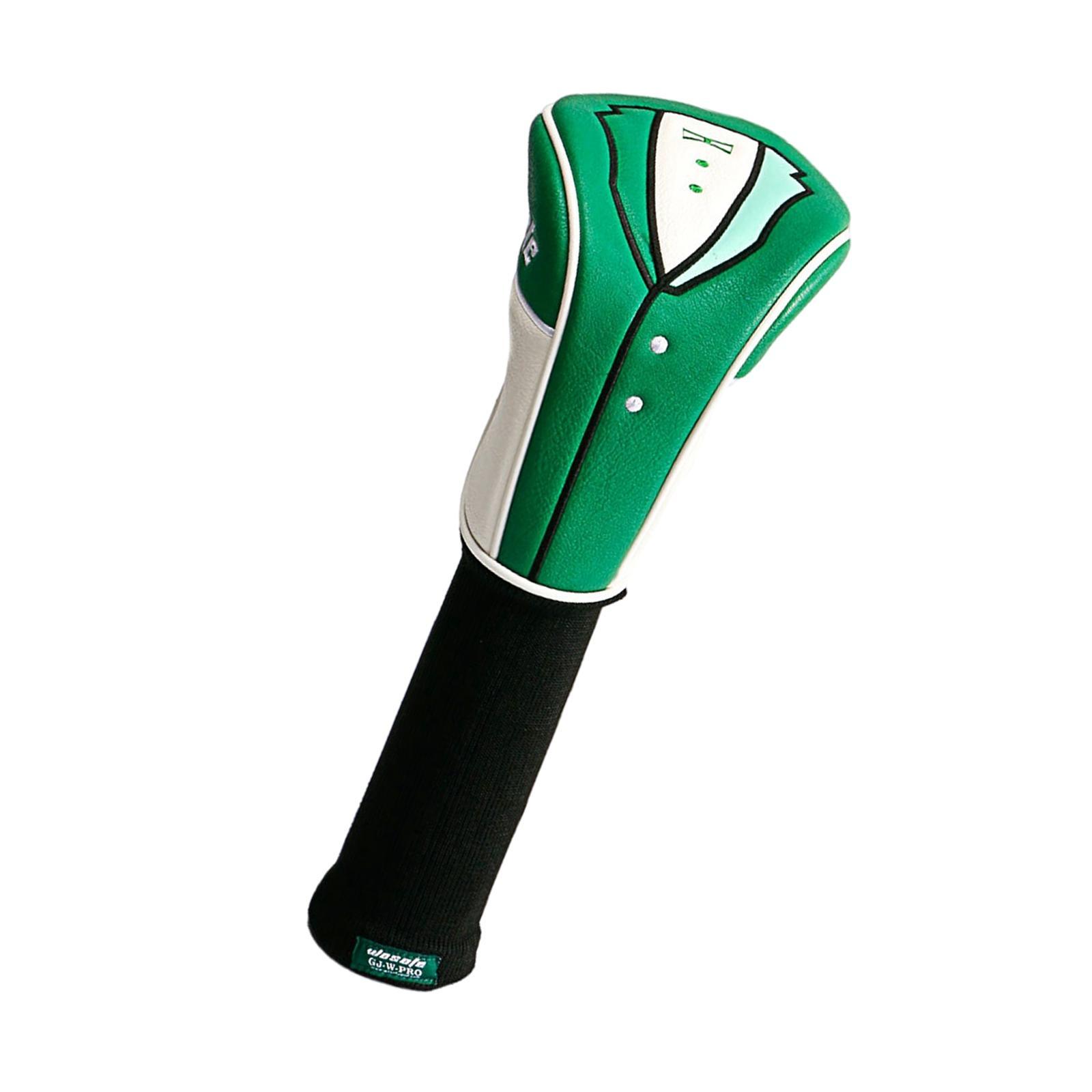 Golf Club Headcover Wood Head Covers Long Sleeves for Driver Fairway Hybrid Wood Clubs Supplies