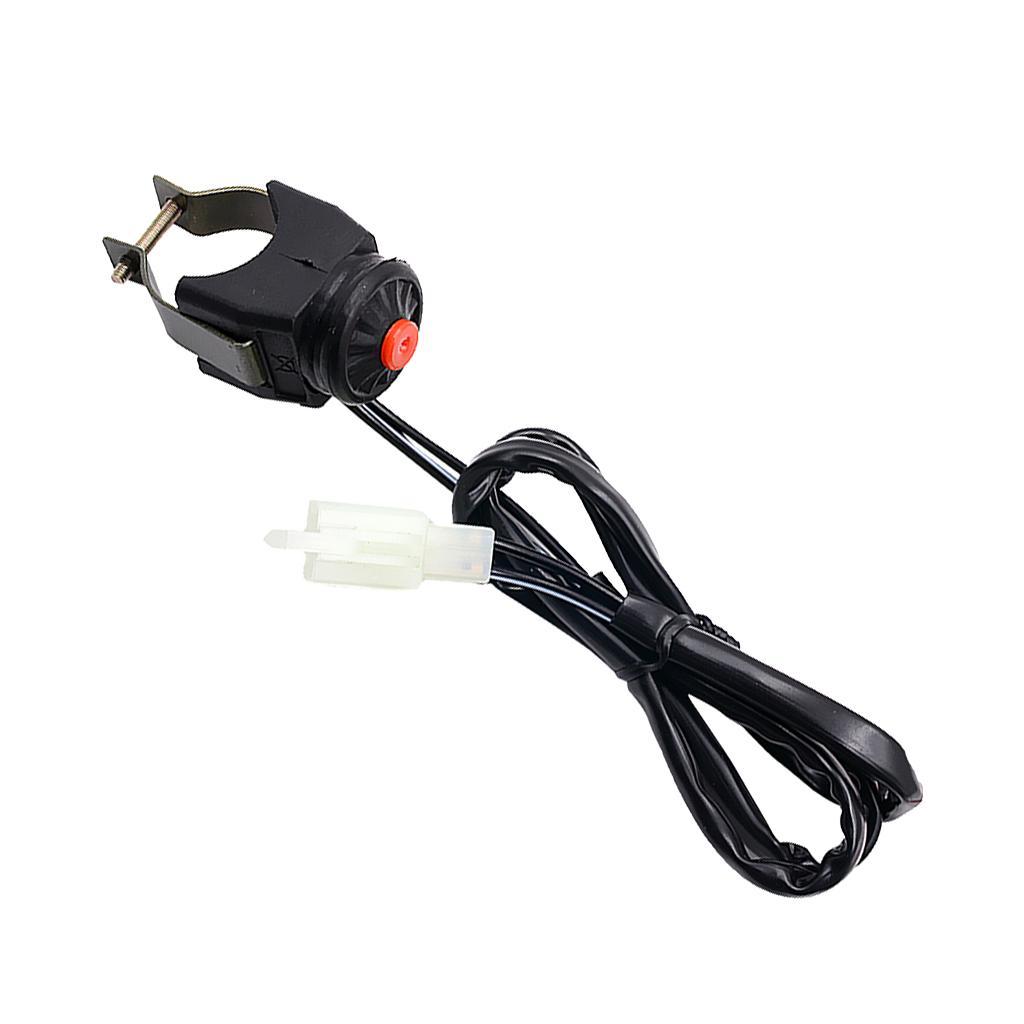 Motor Dirt Bike Motorcross Kill Switch Momentary Button, Red