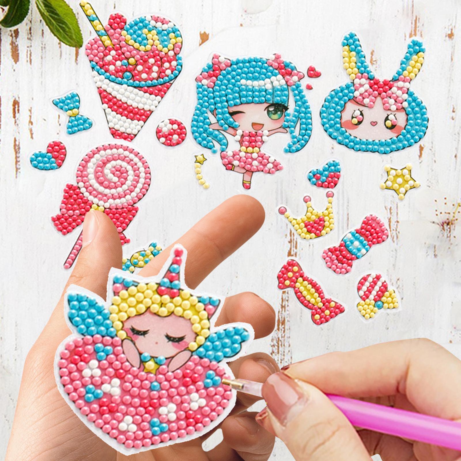 DIY  Stickers Cute Rhinestones Animals Paint by Number Kits