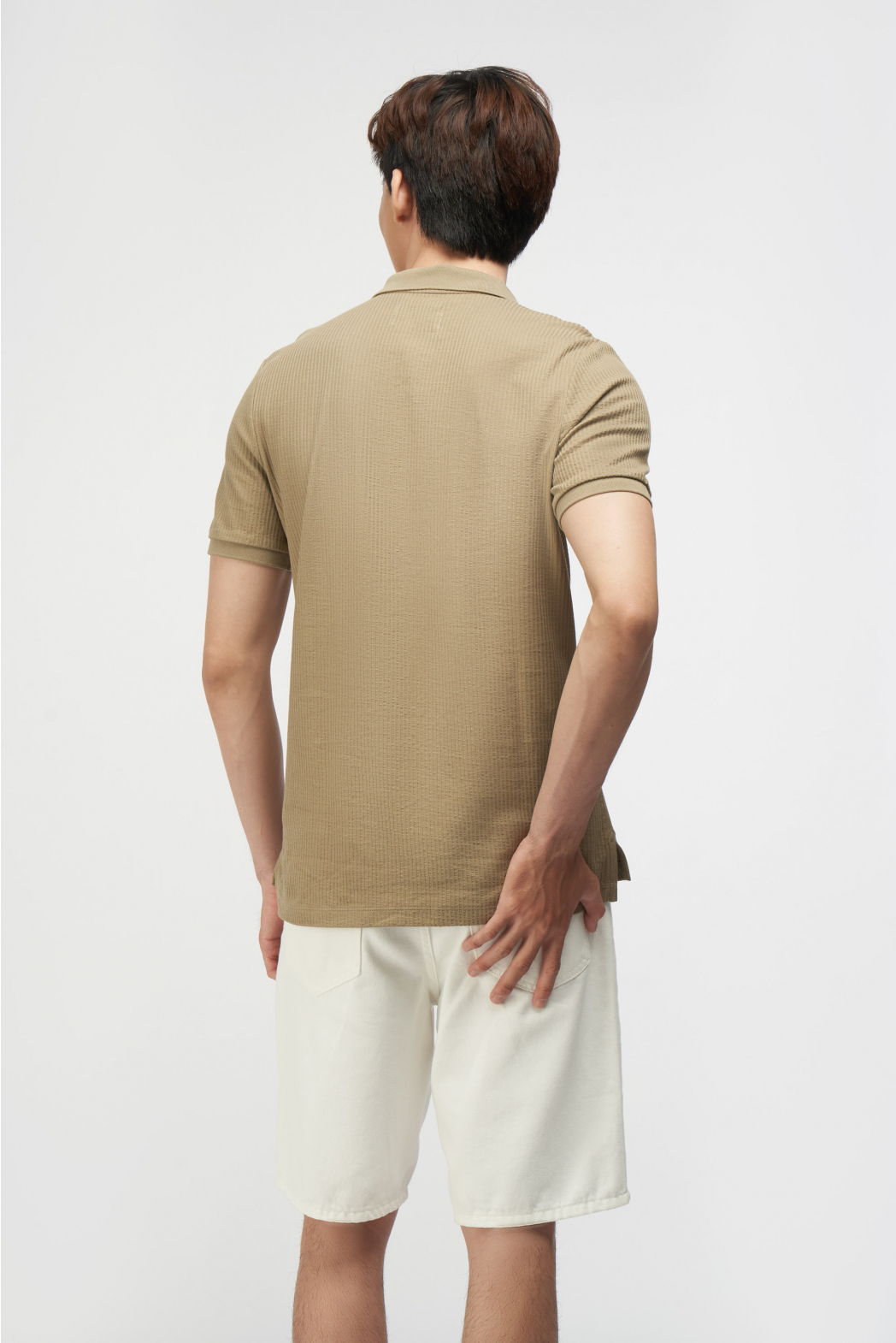 Áo thun Polo nam cổ V form slim (5 màu) - 10S22POL045 | LASTORE MENSWEAR