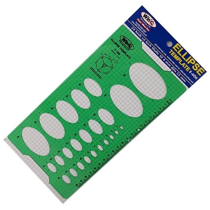Bộ 2 Thước Ellipse WinQ E-606