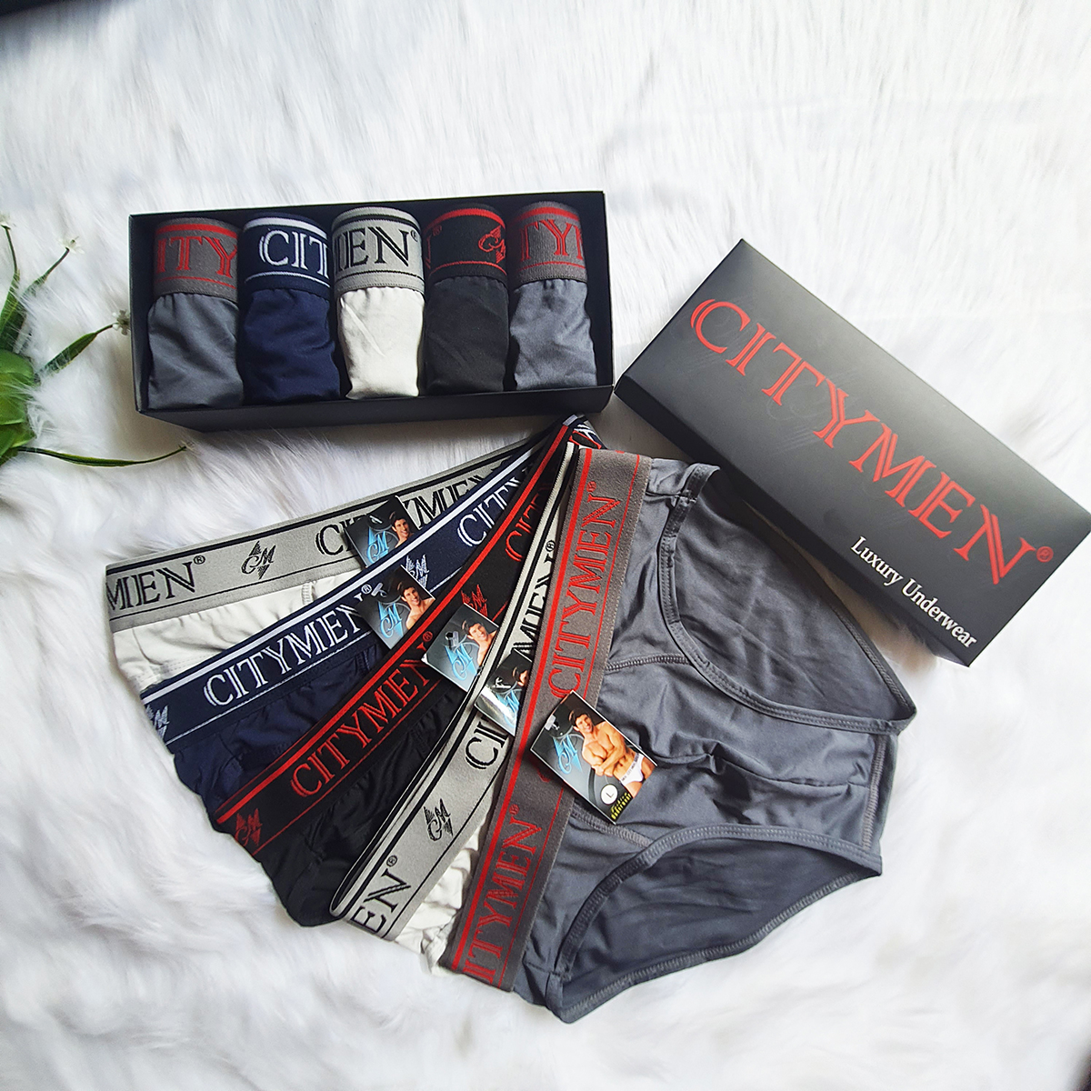Hộp 5 Quần Lót Nam lưng CITYMEN vải lạnh co giãn 4 chiều cao cấp, sịp nam - LMTK-CTMAL