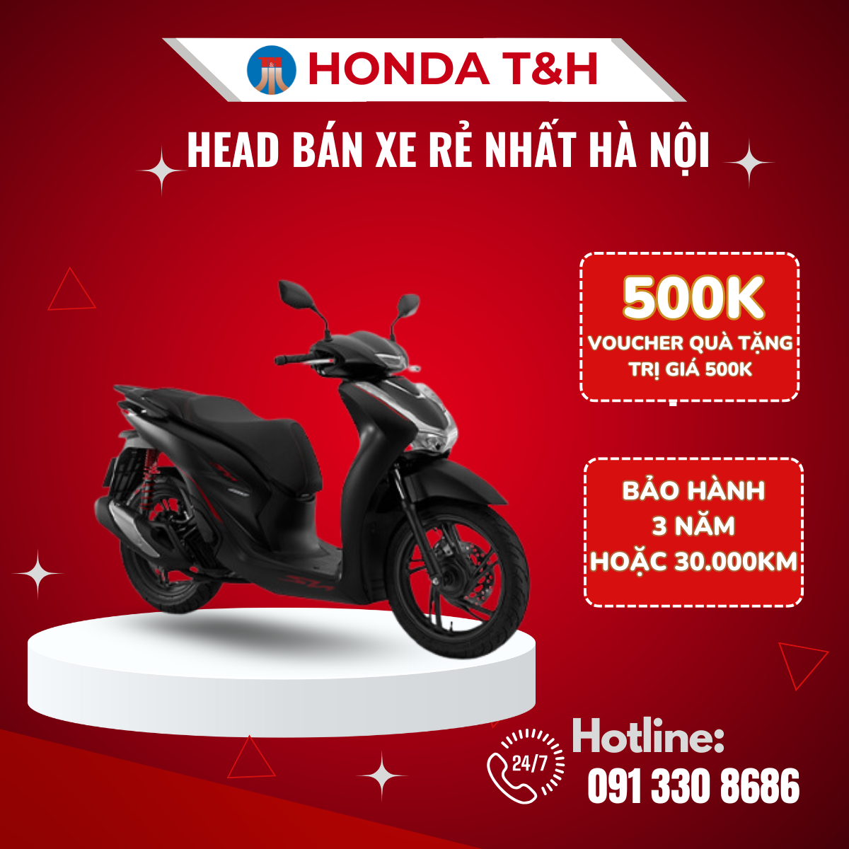 XE MÁY HONDA PHIÊN BẢN ĐẶC BIỆT: ĐEN MỜ ĐỜI 2024