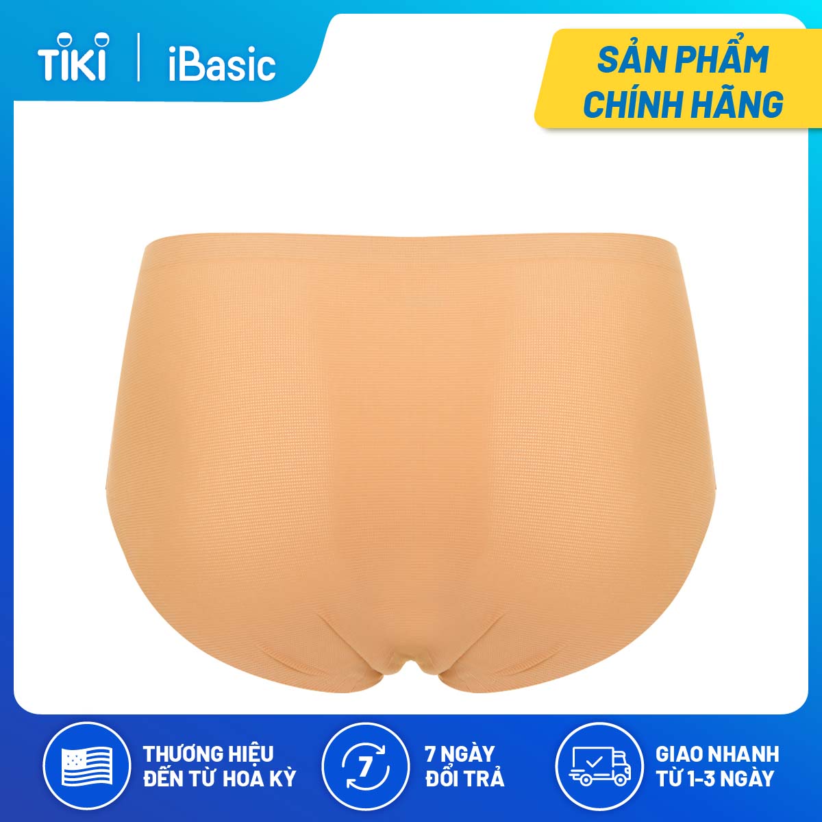 Combo 4 quần lót nữ không đường may bonding thoáng khí lưng cao iBasic PANW139