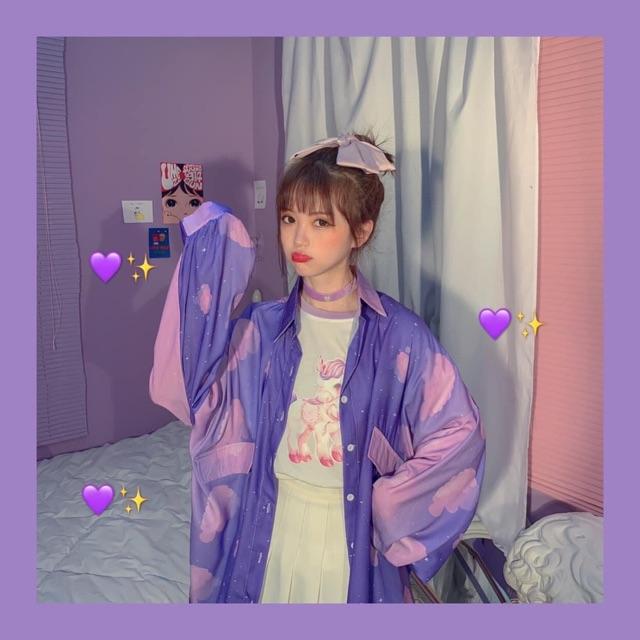 Sơ mi hoạ tiết Unisex