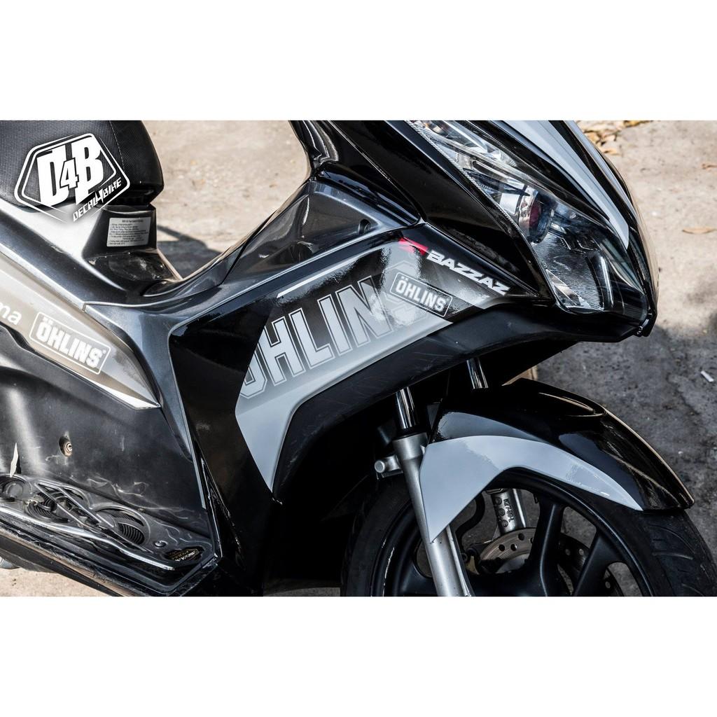Tem trùm xe dành cho Air Blade 2014 Ohlins Racing