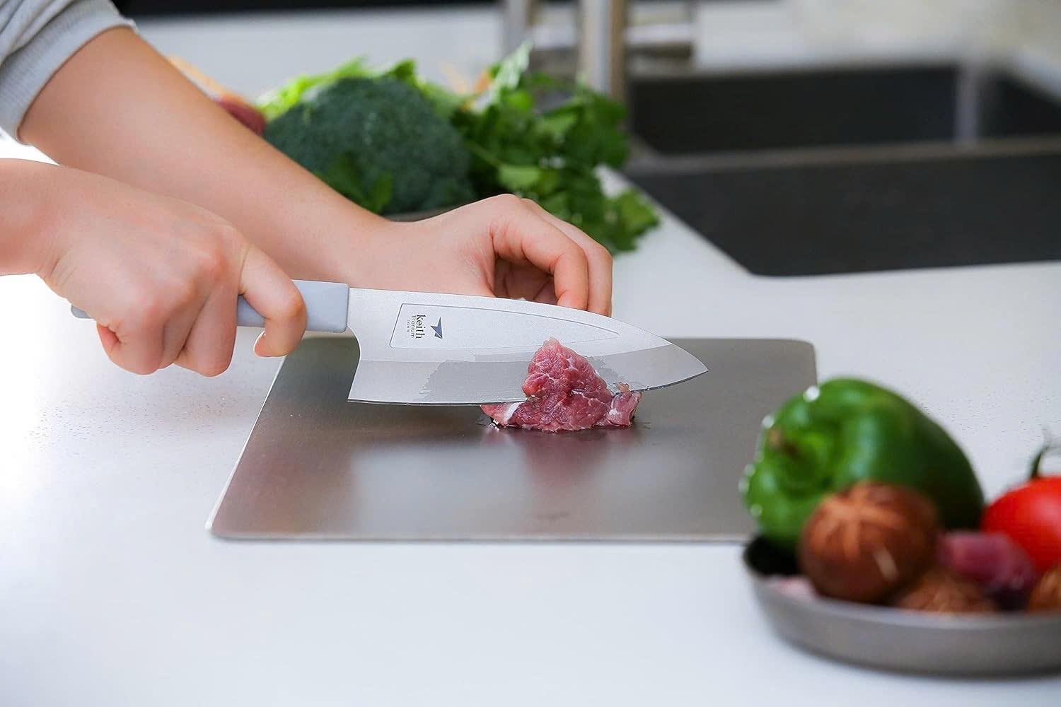 Dao bếp siêu nhẹ Titanium Keith Ti8742