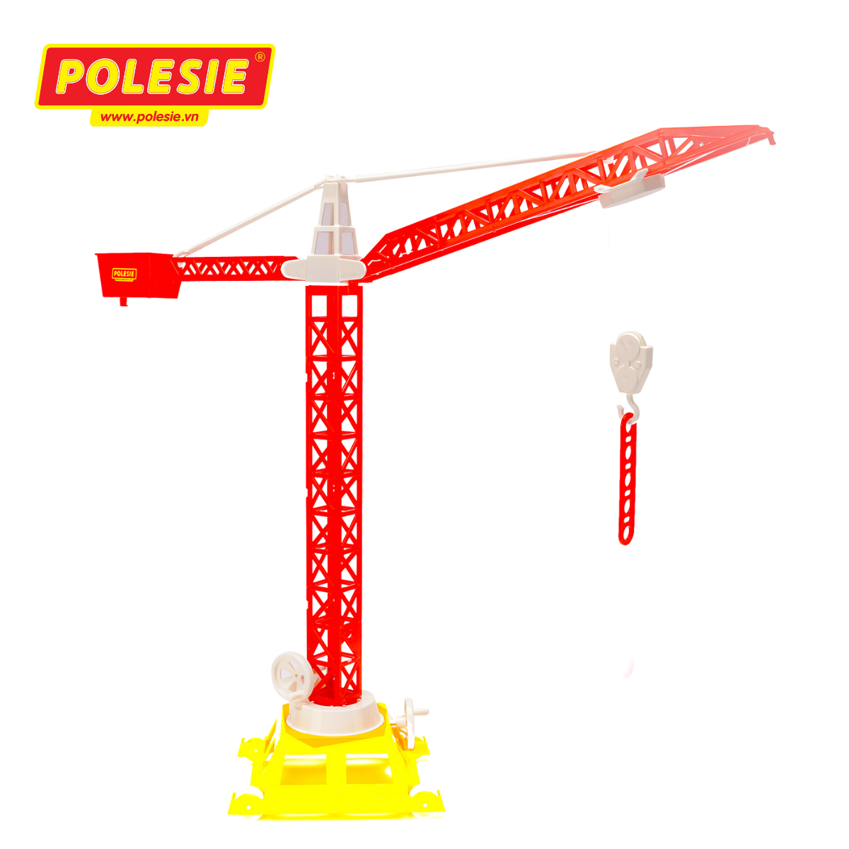 Cần cẩu tháp Số 2 đồ chơi - Polesie Toys - Màu ngẫu nhiên