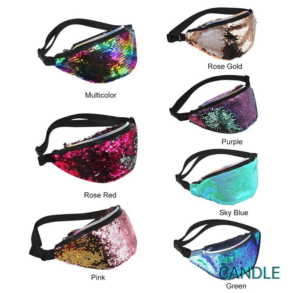 Túi Đeo Chéo Đính Kim Sa Lấp Lánh Cho Nữ