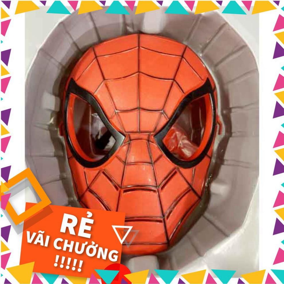 Mặt nạ siêu nhân nhện siêu anh hùng Spider Man + Đồng hồ + Áo choàng spider man wc05-19