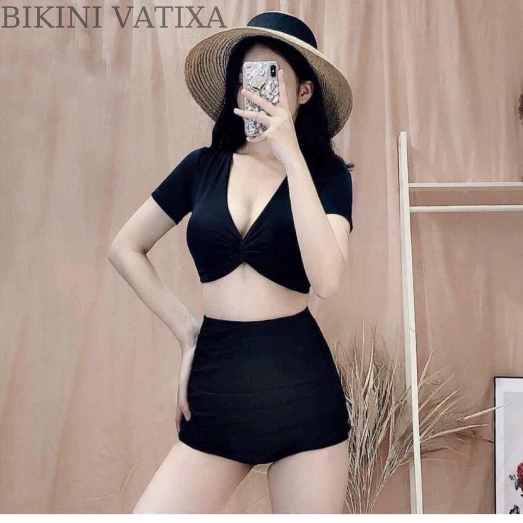 Bikini, Đồ Bơi Đi Biển Hai Mảnh Xoắn Ngực Nhiều Màu Bikini HM-005