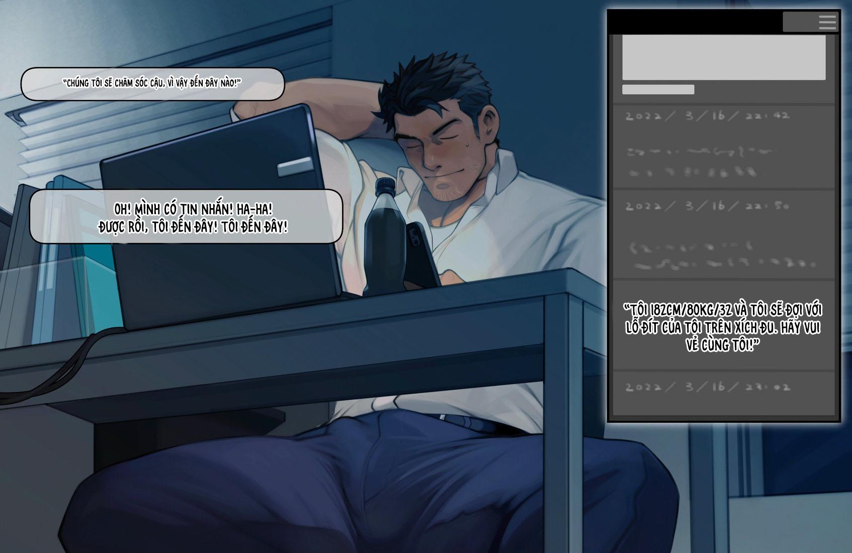 màu mè hoa lá hẹ | cg art kèm thoại chapter 7 6