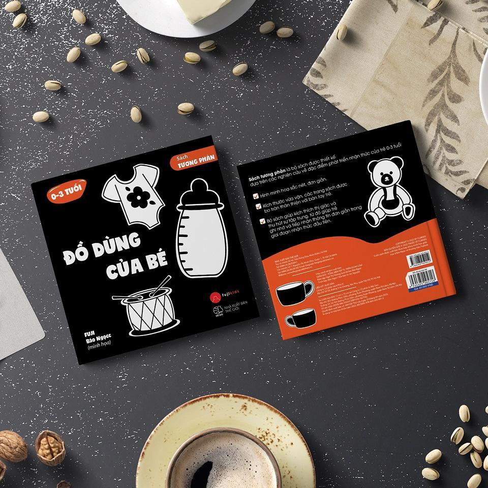 Sách Tương Phản - Bồi Cứng Dành Cho Các Bé Từ 0-3 Tuổi - Bản Quyền