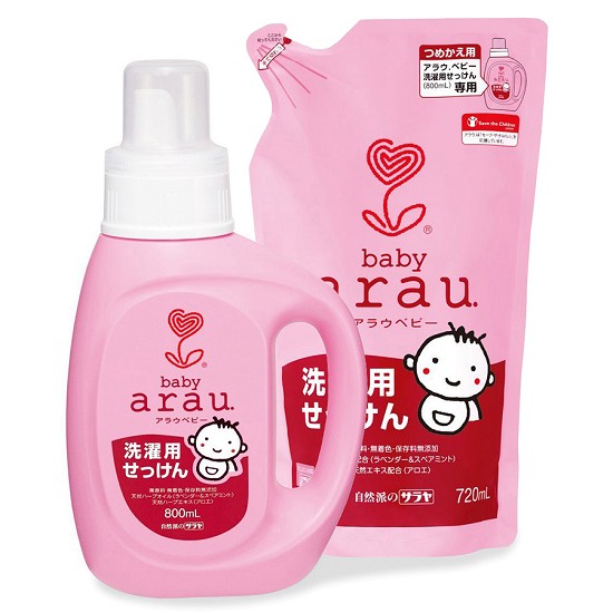 Combo Nước Giặt Arau Baby (Bình 800ml + Túi 720ml)