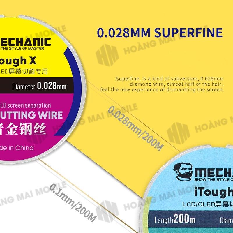 Dây cắt kính MECHANIC 200m (cỡ 0.03, 0.035, 0.04, 0.05mm)