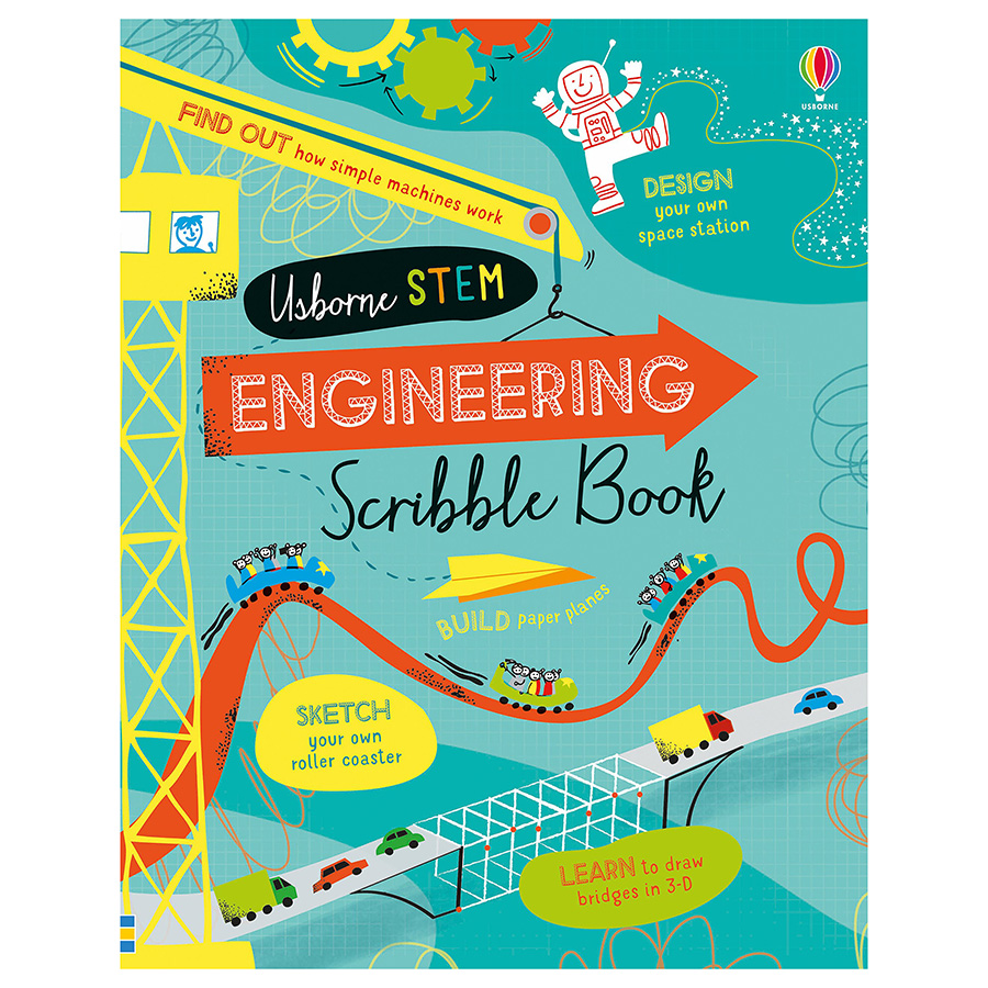 Usborne Engineering Scribble Book