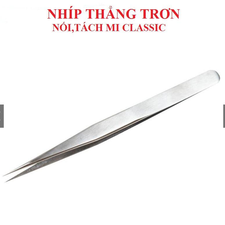 Nhíp tách thẳng trơn, nhíp thẳng trơn dùng để tách và nối mi classic