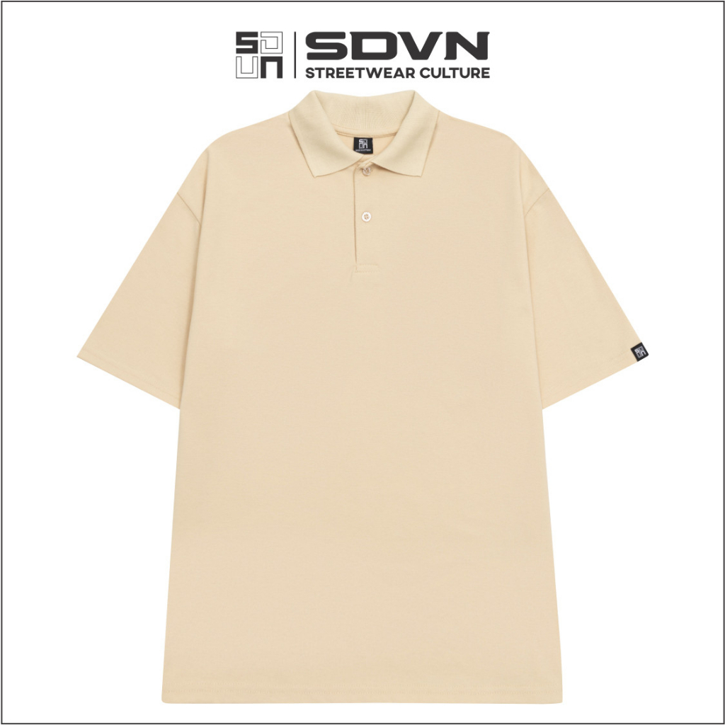 Áo Thun POLO Trơn Unisex Form Rộng - Brand Chính Hãng SDVN