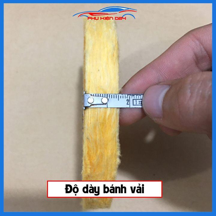 Bánh vải đánh bóng bề mặt sợi nỉ màu vàng đủ kích thước