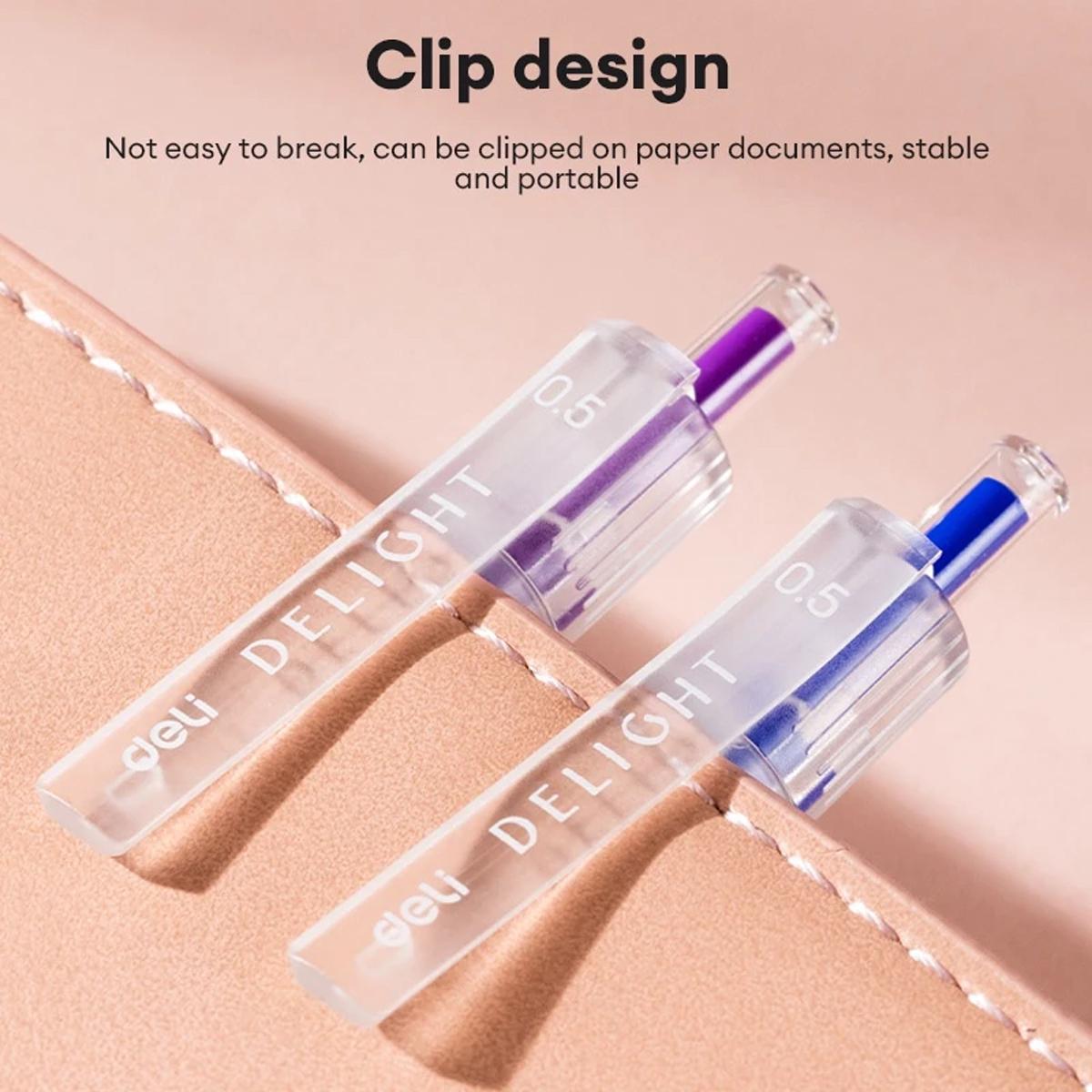 Bút Gel 0.5 mm - Deli EG118-BK - Mực Đen