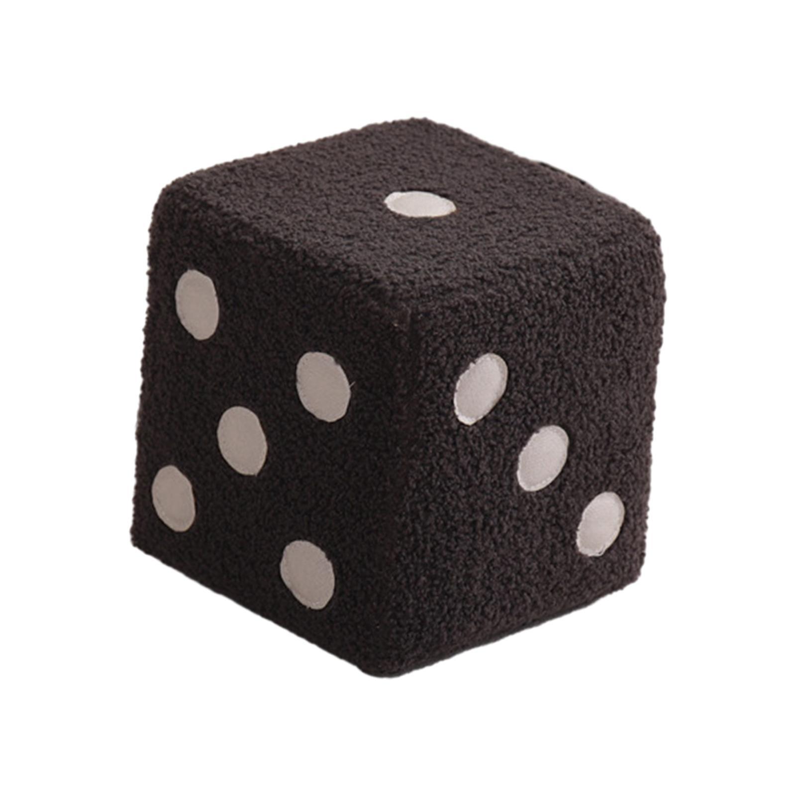 Dice Cube Ottoman Dice Cubic Foot Stool for Couch Bedside Playroom