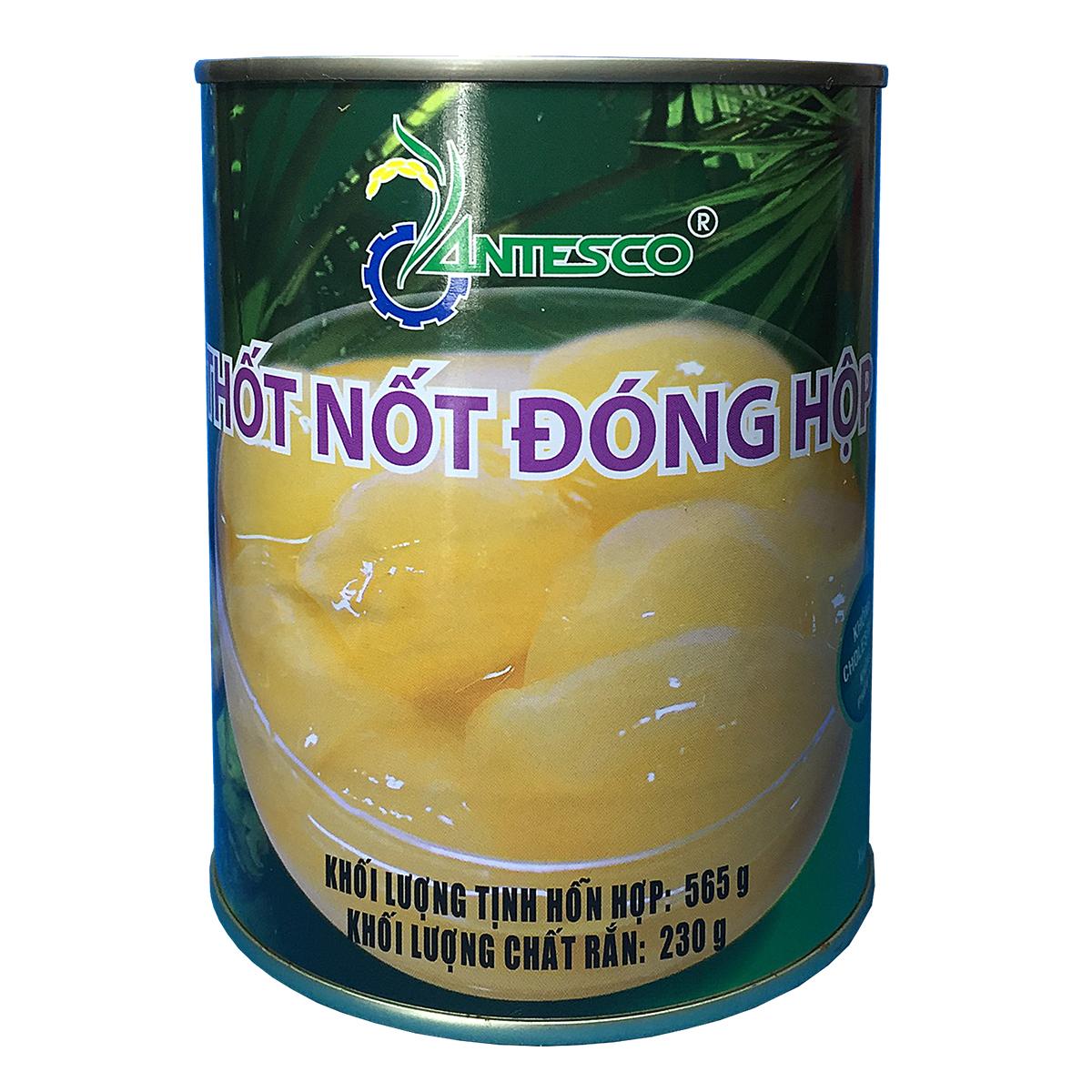 Thốt nốt đóng hộp (565gr) - Trái Thốt nốt tươi đóng lon - Nước trái cây giải khát - Thương hiệu Antesco (Đồ hộp)