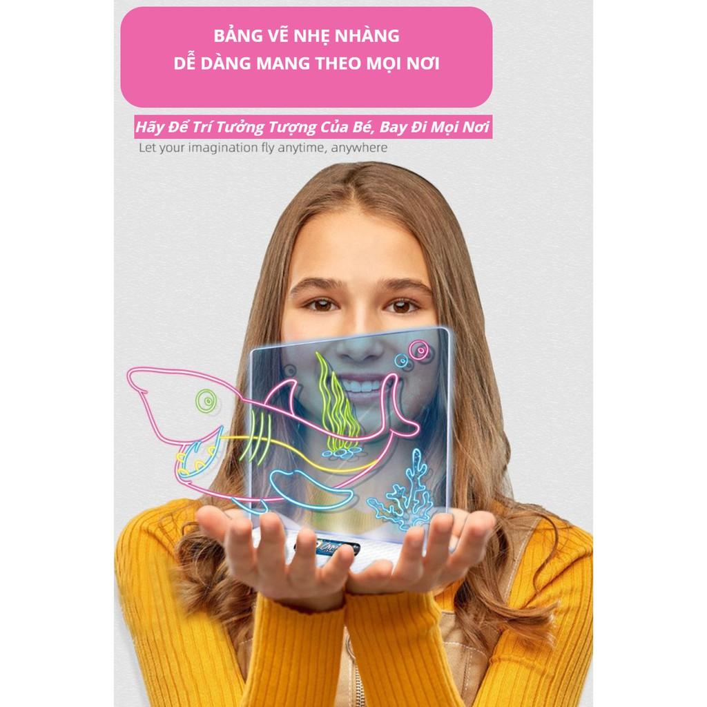 TRANH VẼ 3D HỖ TRỢ BÉ SÁNG TẠO VẼ RA 1 THẾ GIỚI
