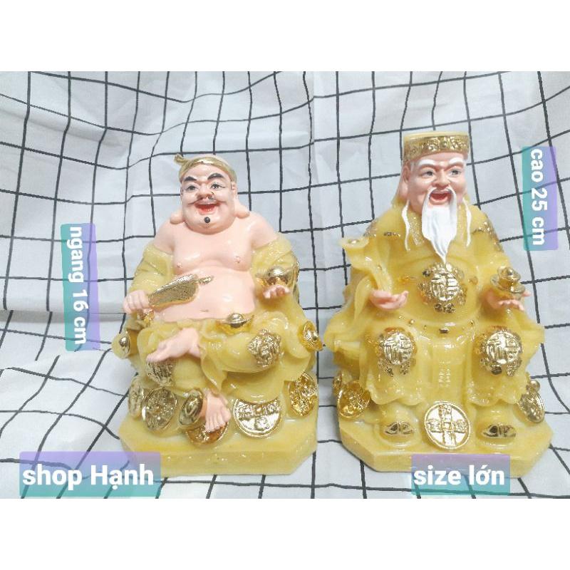 Ông Địa Thần Tài bột đá vàng_hàng Việt Nam
