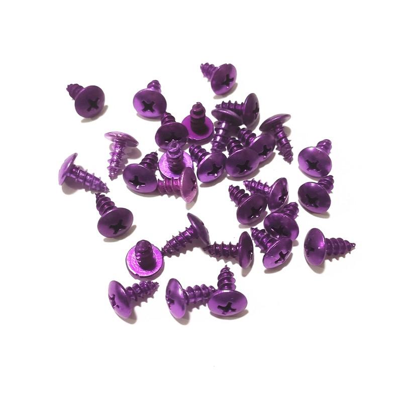Bộ 30 Ốc Vít M5x16 Đầy Màu Sắc Dùng Trang Trí Xe Máy