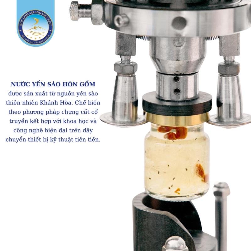 Nước Yến Sào Chưng Đường Ăn Kiêng - Yến Sào Hòn Gốm Chính Hiệu Khánh Hoà - H G SALANGANES NEST