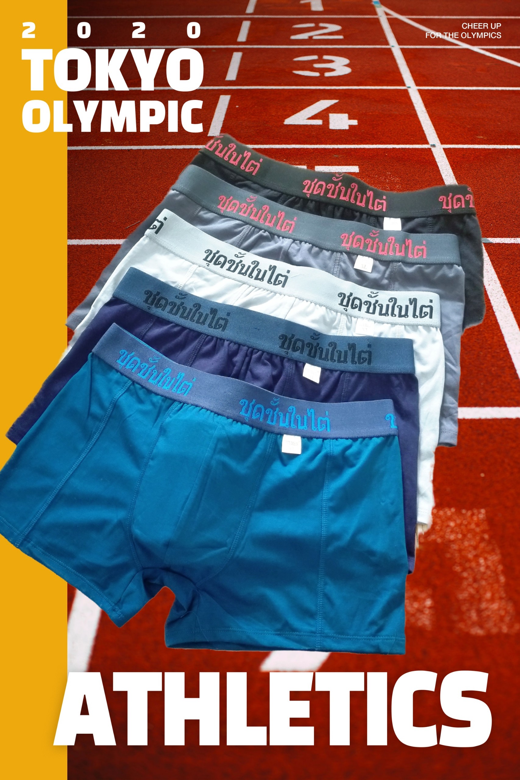 Combo 5 quần lót nam màu ngẫu nhiên Boxer cạp Thái Lan, quần sịp nam boxer