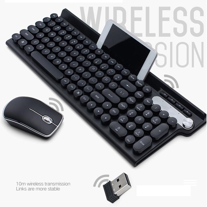 Game Thủ Laptop Bàn Phím Chuột Máy Tính 2.4G USB Chuột Bàn Phím Không Dây Sạc Bàn Phím Chơi Game Cho Máy Tính Game Thủ