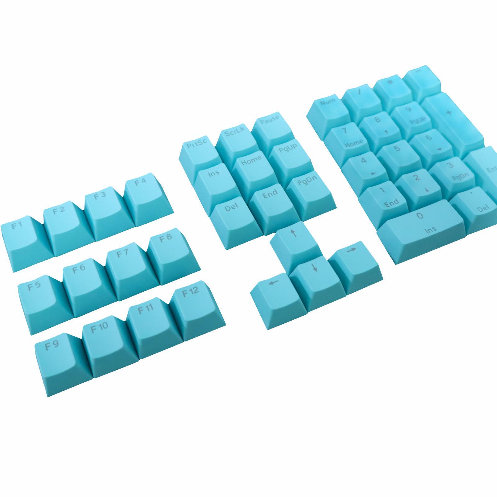 DIY PBT Key Caps Cover  for Cherry Mechanical Keyboard 42 Keycaps Blue